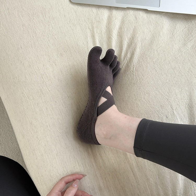 Meias de Yoga Femininas com Ti - Medias Para Pilates Y Yoga avaliação e preço